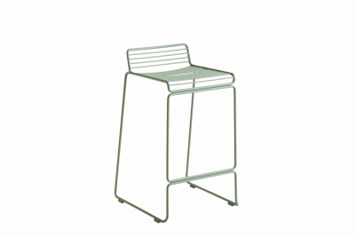 HAY Tabouret de bar Hee - Hauteur d'assise 65 cm - vert printemps