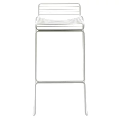 HAY Tabouret de bar Hee - Hauteur d'assise 75 cm - blanc