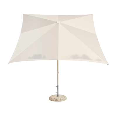 HAY  - Terrazza Parasol, carr&eacute;, 240 x 240 cm, blanc cass&eacute; / gris