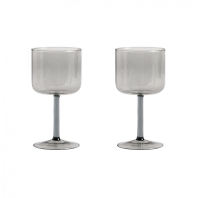HAY  - Tint Verre &agrave; vin, gris (set de 2)