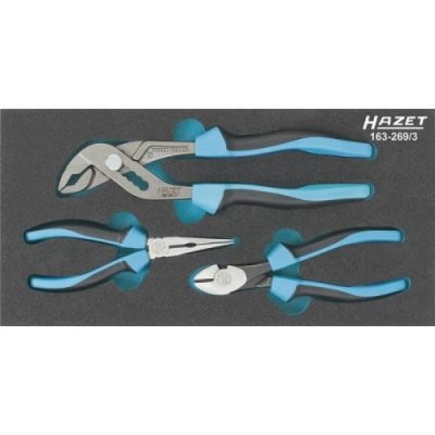HAZET  163-269/3 Jeu de Pince, Multicolore