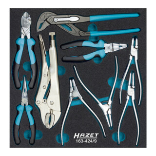  Hazet 163-424/9 assortiment de pince, multicolore