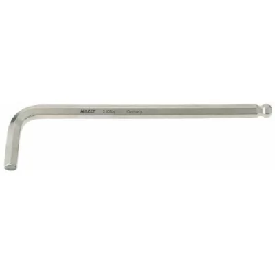 HAZET  2105LG-025 Cl&eacute; m&acirc;le coud&eacute;e &agrave; 6 pans int&eacute;rieurs Taille 2,5