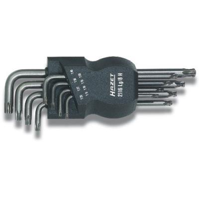 HAZET  2116Lg/8H Jeu De Cl&eacute;s Coud&eacute;es Torx