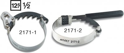 HAZET  2171-1 Cl&eacute; pour filtres &agrave; huile 1/2"" 65/110 mm