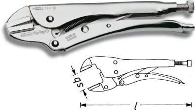 HAZET  753-10 Pince &eacute;tau 250 