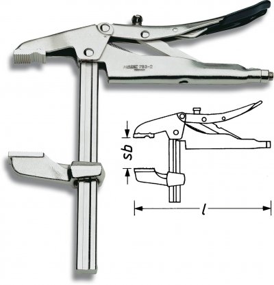 HAZET  753-2 Pince &eacute;tau 260 