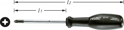 HAZET  803-PH4 Tournevis trinamic Taille PH4