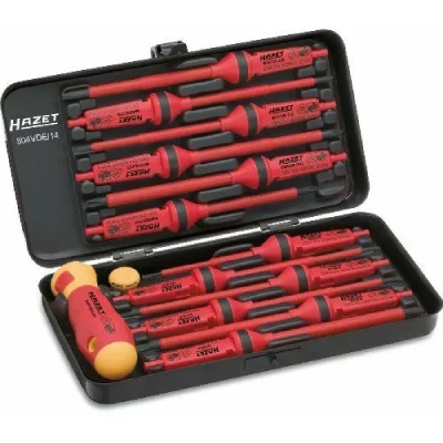 HAZET  804Vde/14 Set Tournevis &Eacute;lectricien