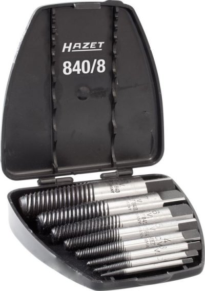 HAZET  840/8 Jeu d'Extracteurs des vis/nombre d'outils&nbsp;8