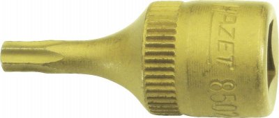 HAZET  8502-T30 Douille m&acirc;le carr&eacute; creux 6,3 mm torx int&eacute;rieur Taille T&thinsp;30