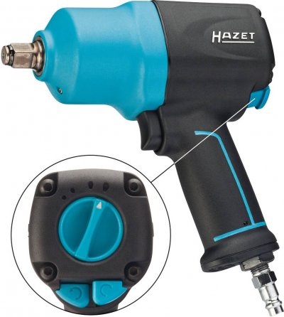 HAZET  9012EL-SPC cl&eacute; pneumatique 1/2,1/4"" 8000 tr/min Noir, Bleu, Percuteuse