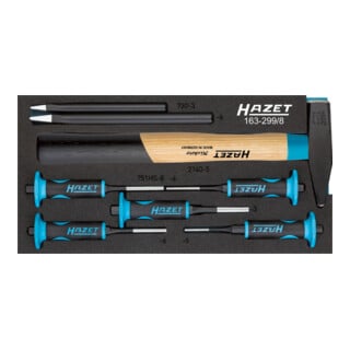 HAZET  Jeu de chasse-goupilles - Nombre d'outils: 8 - 163-299/8