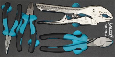 HAZET  Jeu de pinces - Nombre d'outils: 4 - 163-121/4