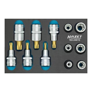 HAZET  - Module &agrave; outils 163-245/12 12 pi&egrave;ces