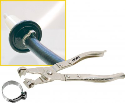 HAZET  Pince pour colliers de serrage - Longueur totale: 206 mm - 798-3
