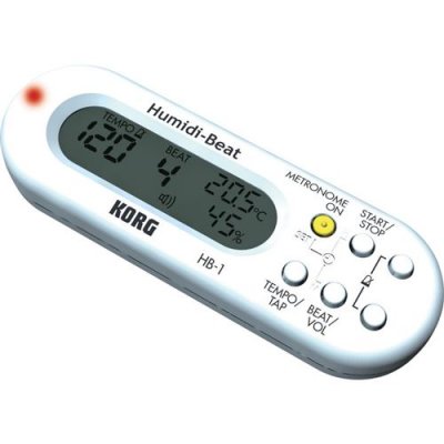KORG HB-1WH - M&eacute;tronome Avec D&eacute;tecteur D'humidit&eacute; blanc