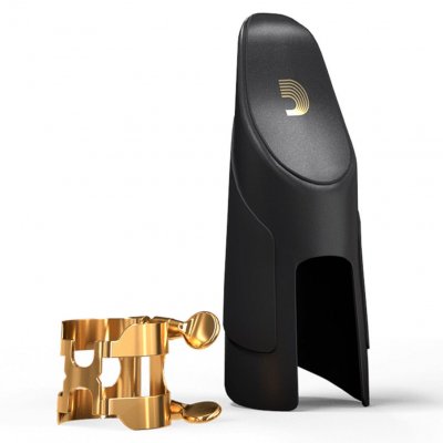 D ADDARIO RICO HCL1G - Ligature H et couvre-bec - clarinette si b&eacute;mol, dor&eacute;e