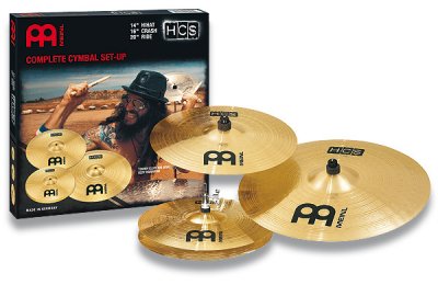 MEINL HCS141620 - Jeu 3 Cymbales 14/16/20 Hcs