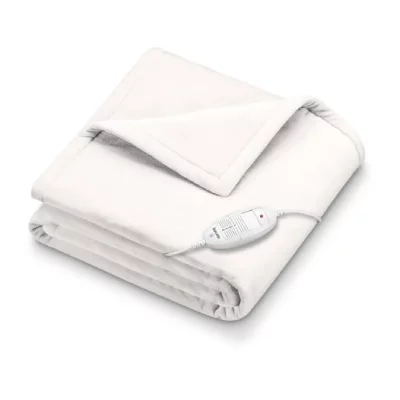 BEURER Hd 75 blanc - couverture chauffante cosy blanche