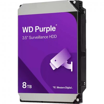 WESTERN DIGITAL Hdd purple 8tb 3.5 sata 6gbs 256mb WD85PURZ