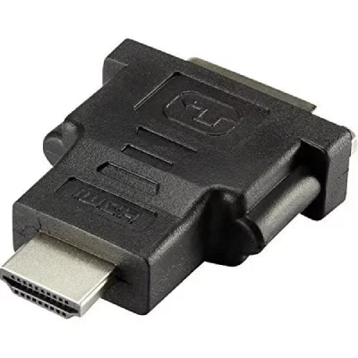 RENKFORCE HDMI / DVI adaptateur [1x HDMI-prise m&acirc;le - 1x DVI-Buchse 24+1pol.] noir 