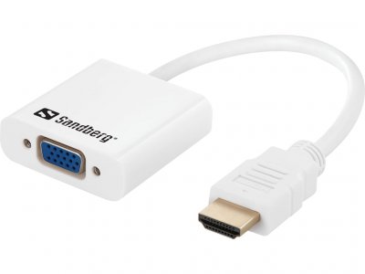 SANDBERG HDMI to VGA+Audio Converter - Convertisseur vid&eacute;o - HDMI - VGA