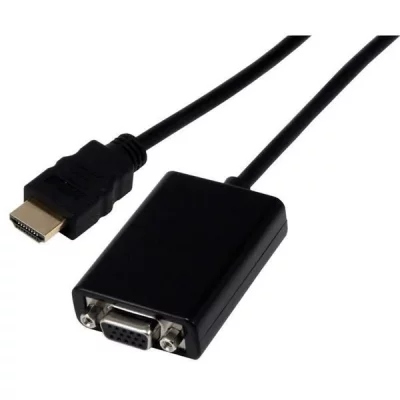 MCL Hdmi to vga with au converter 22cm packaging bulk