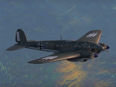  He 111h-3 Wwii German Bomber (100% New Molds)- 1:48e - Icm