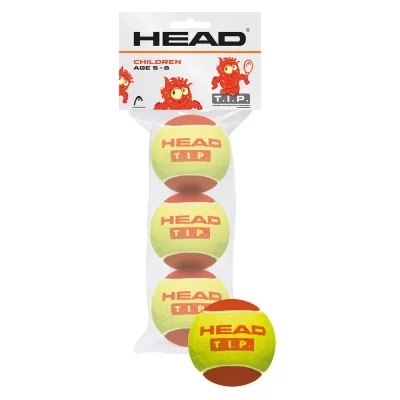HEAD  - 3 balles Tip Red - balles de tennis