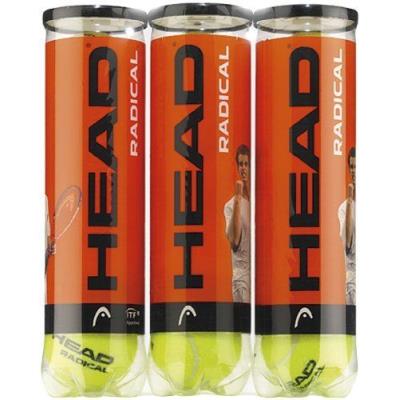 HEAD  radical balles de tennis lot de 3 (12 balles)
