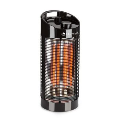BLUMFELDT Heat guru 360 radiateur infrarouge sur pied 1200 / 600w ipx4 noir