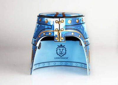 LIONTOUCH Heaume chevalier lion dore,bleu LT00114