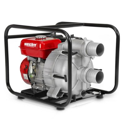 BB LOISIR Hecht 3680 Pompe a eau sale immerges essence 4temps jusqu a 7m 