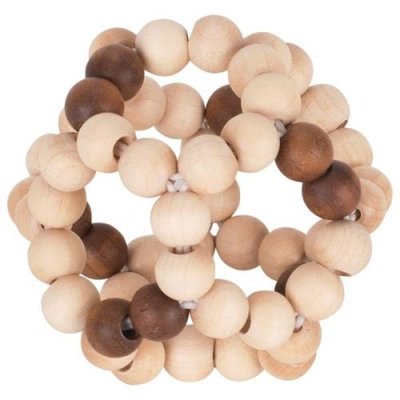 GOKI Heimess bois anneau de dentition blanc 7cm
