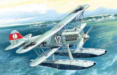 ICM Heinkel He 51b-2 German Fighter Seaplane- 1:72e - 