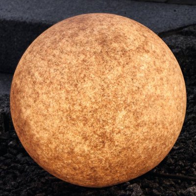 HEITRONIC  35955&nbsp;Lampe de sol ee27, plastique, Marron