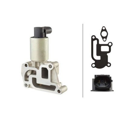 HELLA  6Nu 010 171-321 Vanne Egr - &Eacute;lectronique - 5P&ocirc;le - Avec Joints