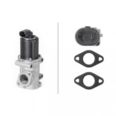 HELLA  6Nu 010 171-541 Vanne Egr - &Eacute;lectronique - 2P&ocirc;le - Avec Joints