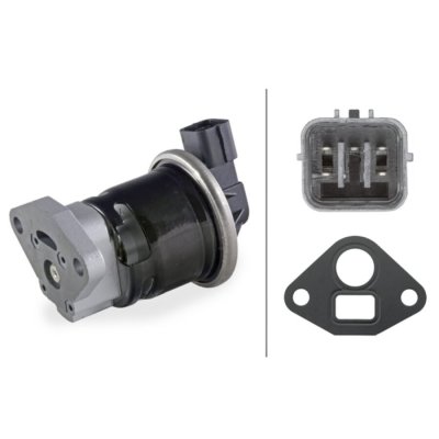HELLA  6Nu 010 171-731 Vanne Egr - 12V - &Eacute;lectrique - Avec Joint D'&Eacute;tanch&eacute;ite