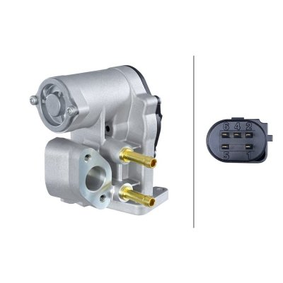 HELLA  6Nu 010 171-811 Vanne Egr - &Eacute;lectrique - 5P&ocirc;le - Avec Joints