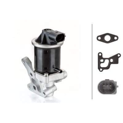 HELLA  6Nu 010 171-831 Vanne Egr - Pneumatique-&Eacute;lectrique - 5P&ocirc;le - Avec Joints