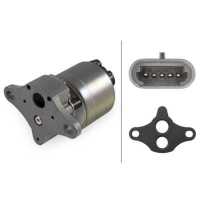 HELLA  6Nu 010 171-971 Vanne Egr - &Eacute;lectrique - 4P&ocirc;le - Avec Joint D'&Eacute;tanch&eacute;ite