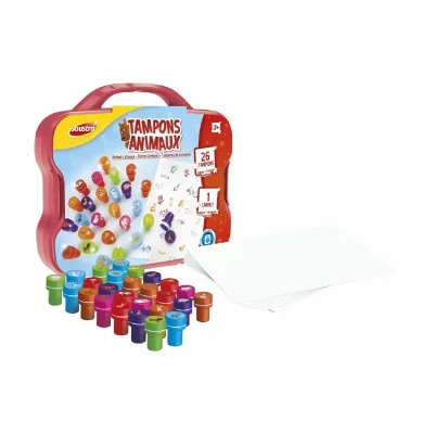 JOUSTRA HELLER  Mallette Tampons Animaux Pm