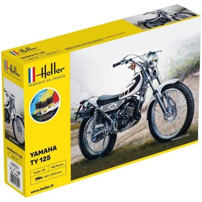 HELLER  JOUSTRA Maquette Moto : Starter Kit : TY 125 Bike
