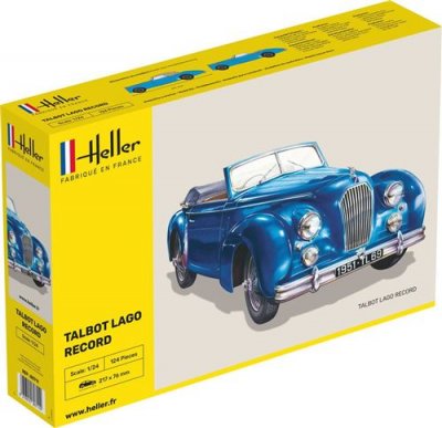 HELLER  TALBOT LAGO RECORD- 1/24 - Maquette de voiture
