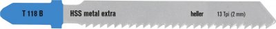  Heller Tools 240024 Lame de scie sauteuse ""4030"" en HSS, Gris, 55 x 2 mm