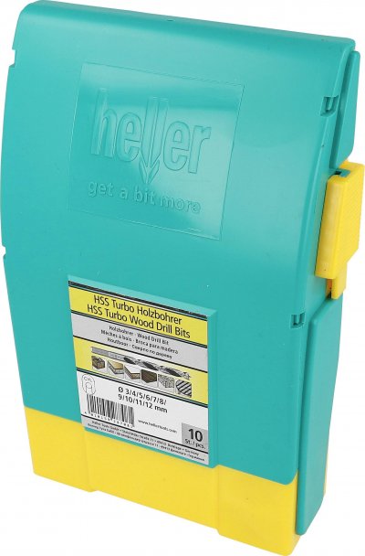 HELLER  Tools 287081 M&egrave;ches &agrave; bois""0335"" en HSS, Argent