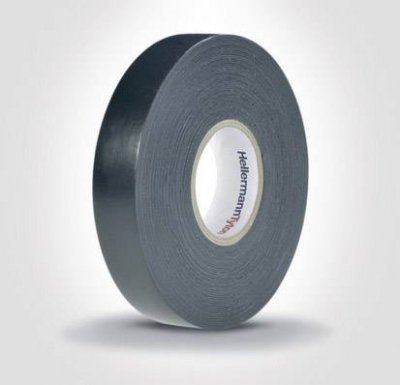 HELLERMANNTYTON  HTAPE-POWER820-EPR-BK (9.1) 711-10402 Ruban adh&eacute;sif (L x l) 9.1 m x 19 mm