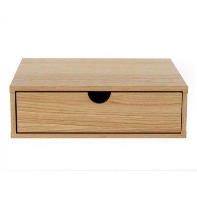 Hellin - Chevet suspendu en bois - ribe - bois clair